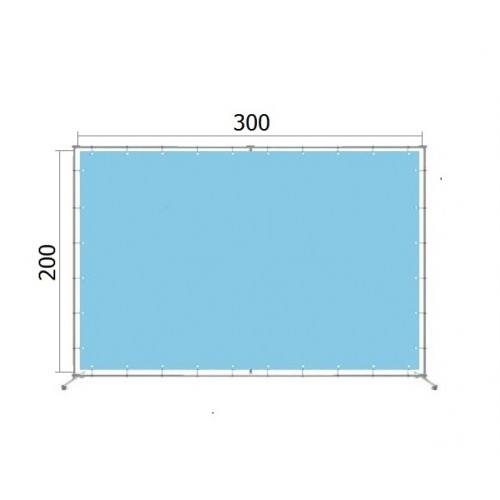 Конструкция каркас для баннера (фотозоны, пресс-волла) 300*200 см (3*2 м)