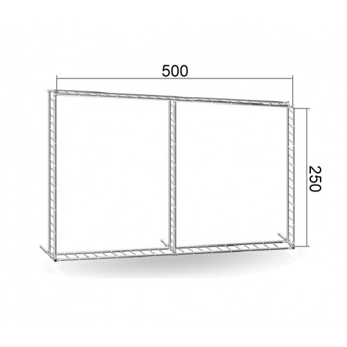 Каркас TRITIX для баннера (фотозоны, пресс-волла) 5х2,5 метра