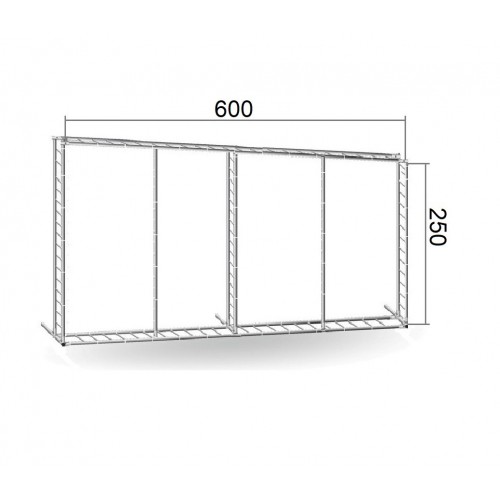 Каркас TRITIX для баннера (фотозоны, пресс-волла) 5х2,5 метра